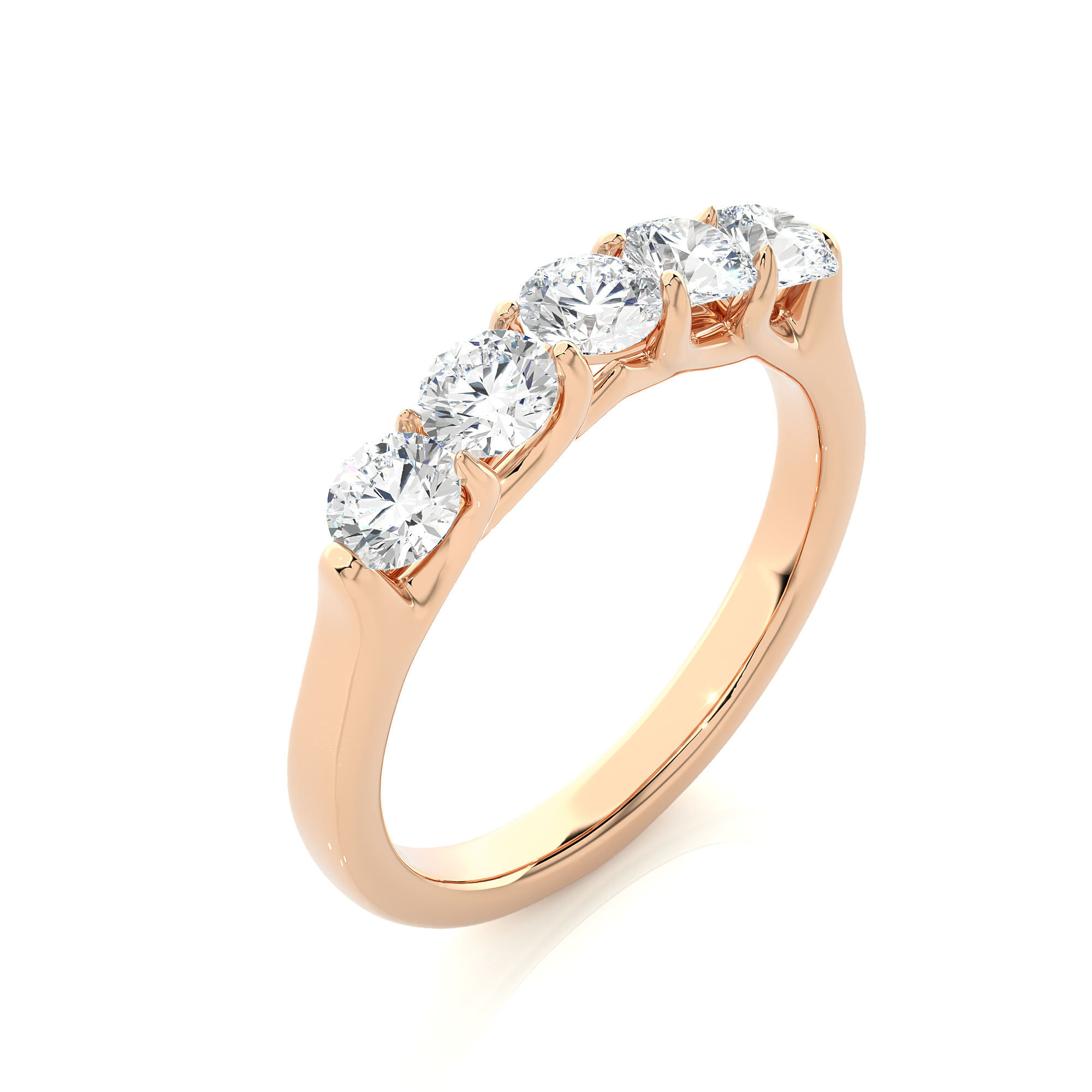 1.03 Carat H Color VS1 Clarity Diamond Studded Natural Diamond Ring.